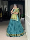 LNB1608 Pure Rayon Zari Weaving Work Lehenga With Blouse Dupatta Wholesalers In Delhi